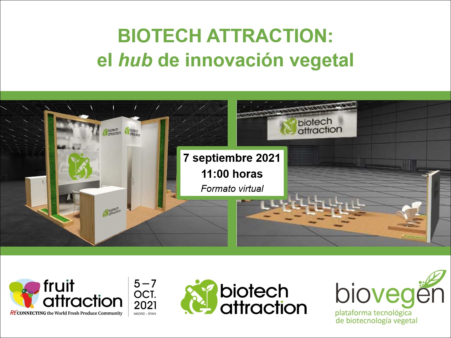 Sesión online «BIOTECH ATTRACTION: el hub de innovación vegetal»