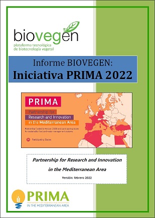 Informe BIOVEGEN. Iniciativa PRIMA 2022