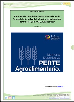 Protegido: Informe BIOVEGEN Bases reguladoras de las ayudas del PERTE AGROALIMENTARIO