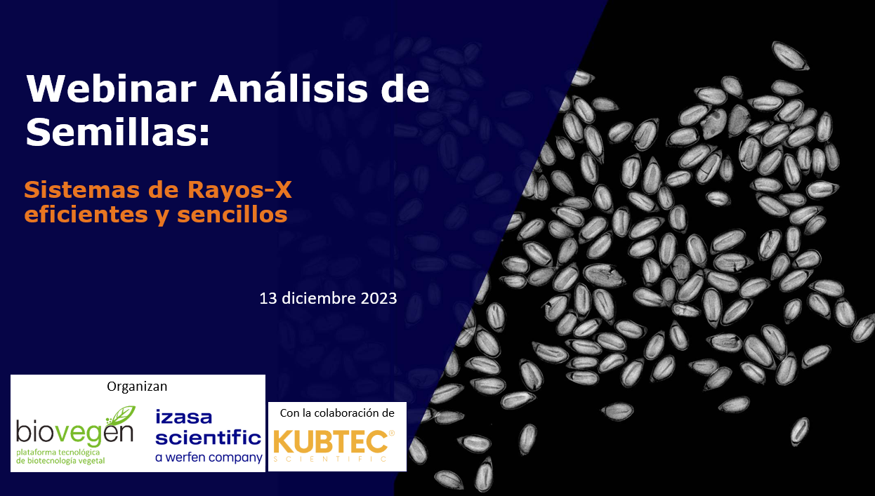 Webinar análisis de semillas: Sistemas de Rayos-X eficientes y sencillos