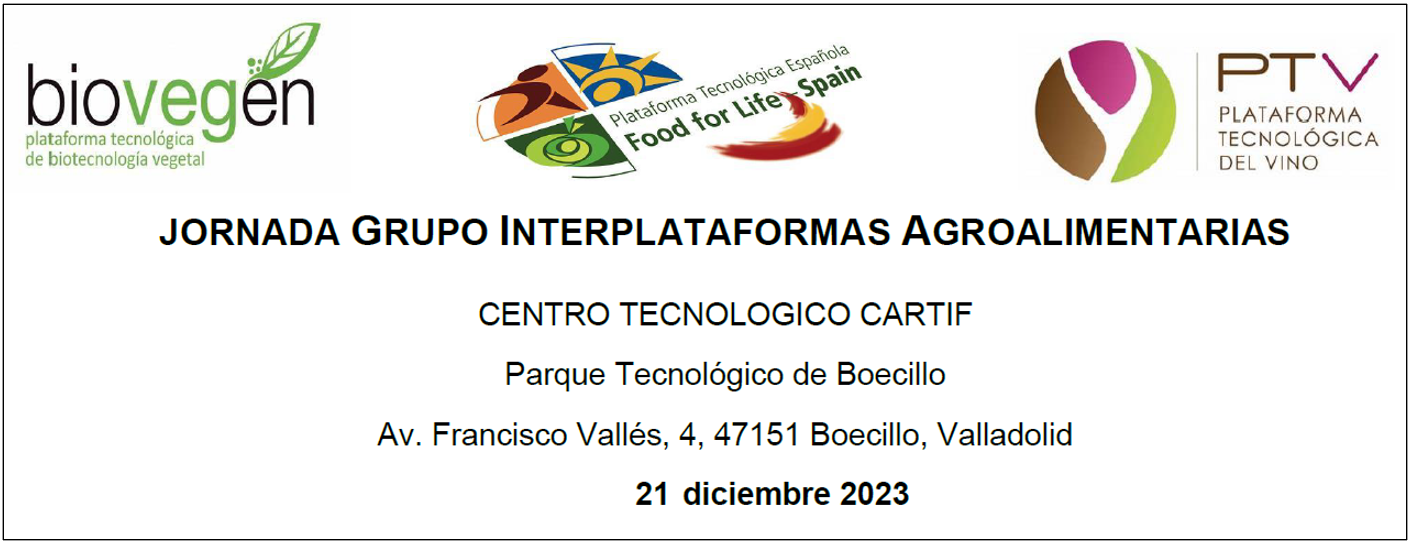 Jornada Grupo Interplataformas Agroalimentarias