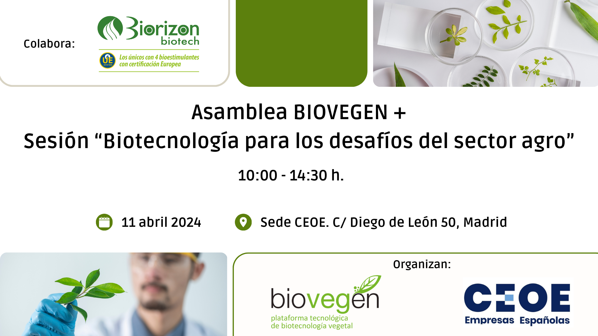 Sesión “Biotecnología para los desafíos del sector agro”