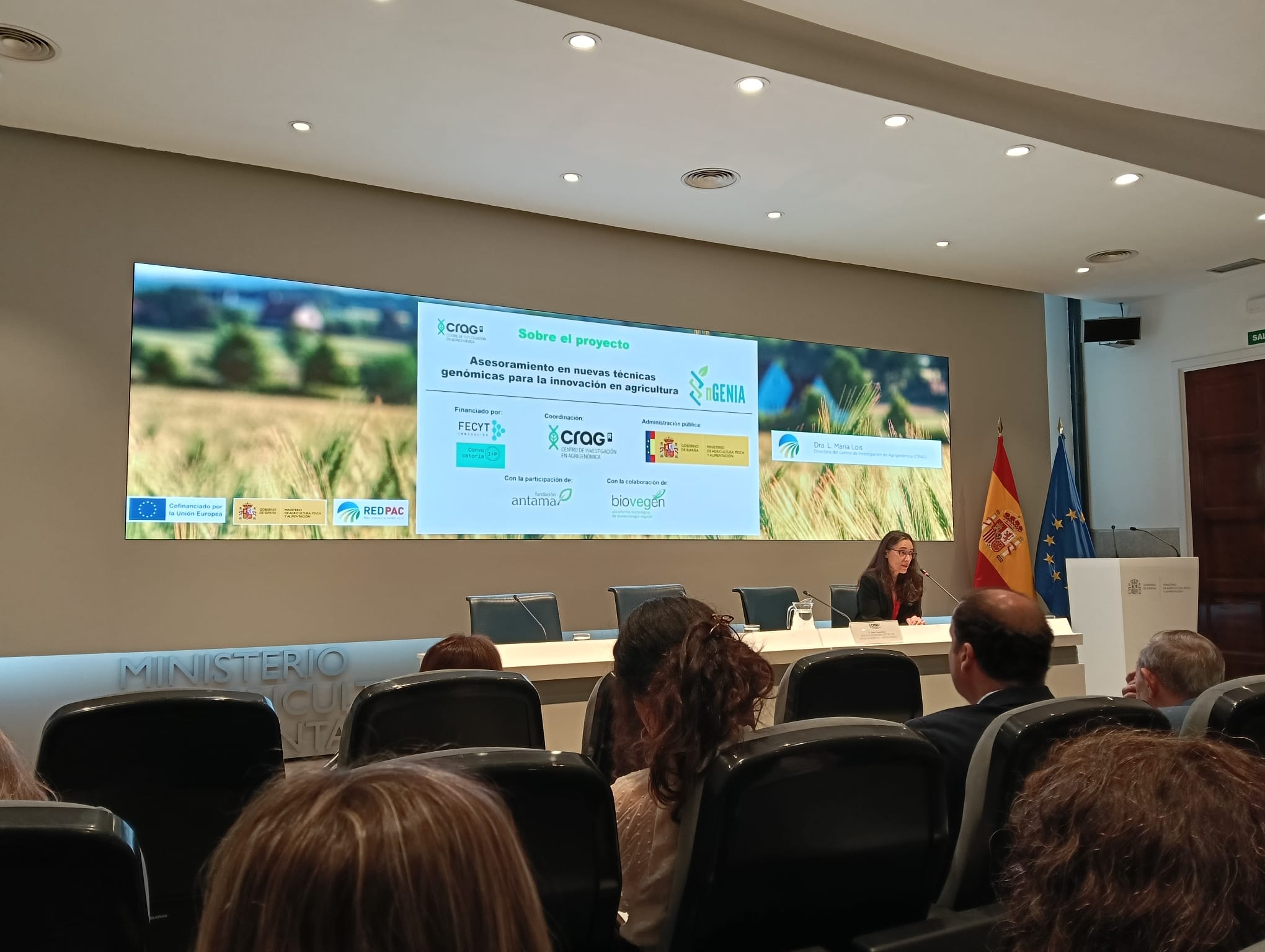 BIOVEGEN participa en la Jornada sobre el potencial de las NGTs en el sector agroalimentario