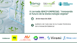 III Jornada IBMCP-EMPRESAS «Innovando el futuro de la biotecnología vegetal»