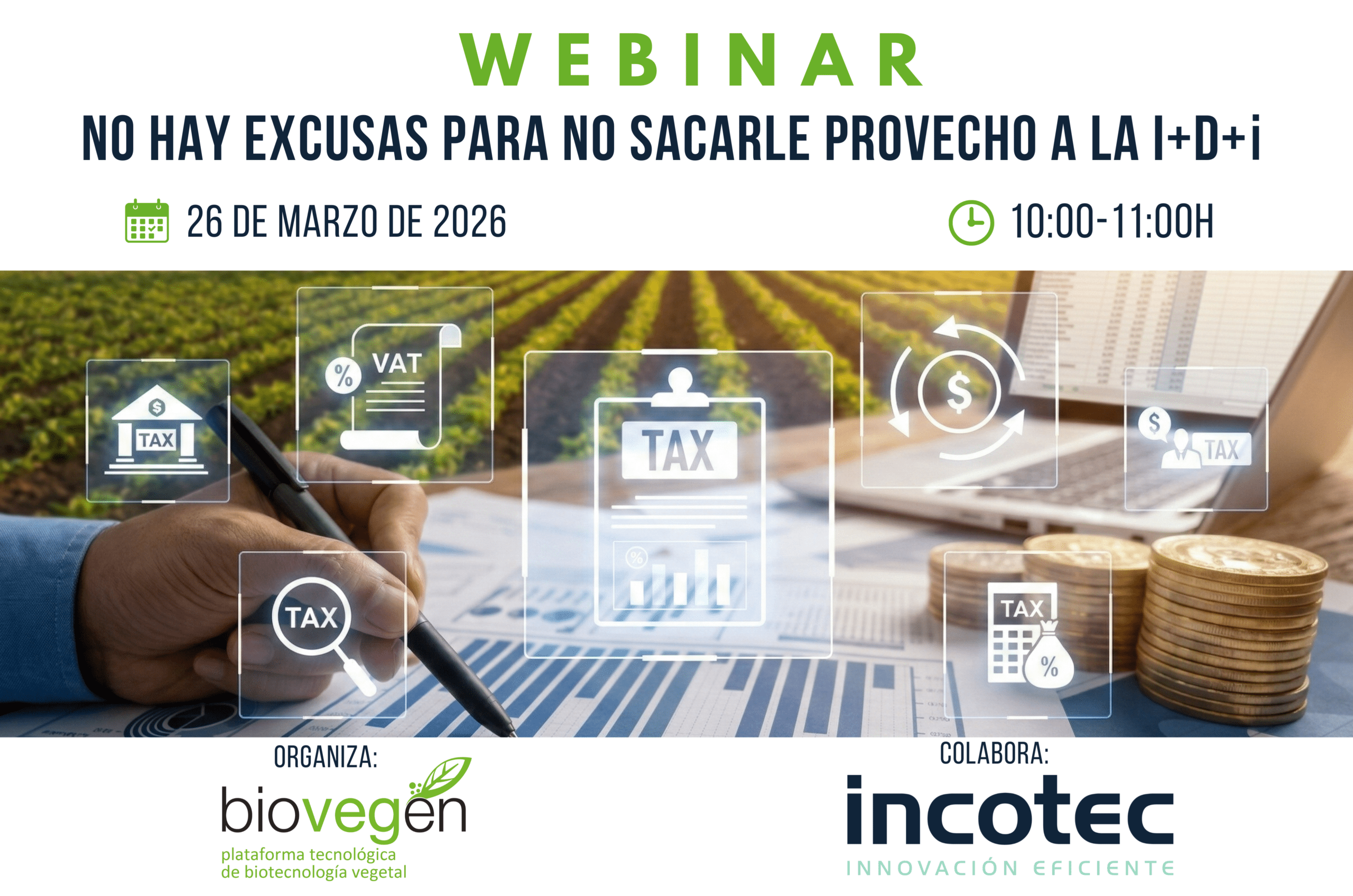 WEBINAR: “No hay excusas para no sacarle provecho a la I+D+i”
