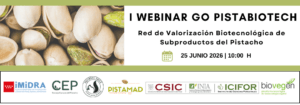 I Webinar GO PISTABIOTECH: red de valorización biotecnológica de subproductos del pistacho
